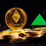 New,Cryptocurrency,Ethereum,Eth,2.0,Go,Up,In,Trading.,Golden