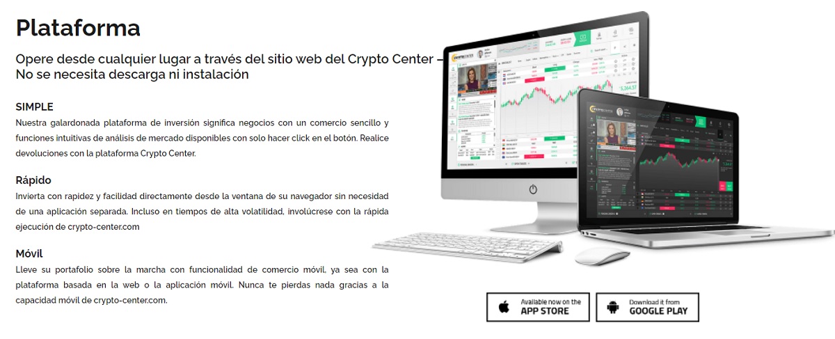 Crypto Center Plataforma de negociación líder